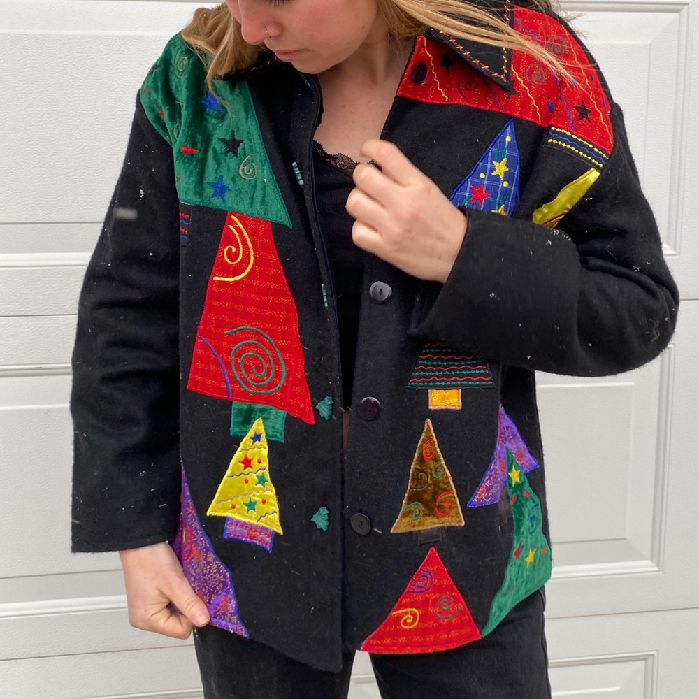funky christmas jacket - Picture 2 of 4